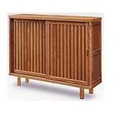 星野 日本製 タモ材 完成品 120 下駄箱 (NA)