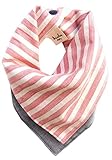 kishu baby Organic Bandana Bib Reversible Americana Stripe, Multicolor, One Size by Kishu Baby