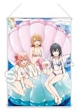 Tbsglowdia やはり俺の青春ラブコメはまちがっている。完 B2タペストリー ナイトプール 集合絵 縦72.8×横51.5cm ポリエステル製