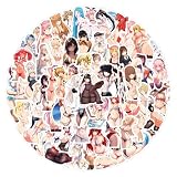 アニメ セクシー ガール ステッカー 120枚 バニーガール ステッカー ウォーターボトル ノートパソコン 車 ハイドロフラスコ 電話 ギター スケートボード コンピューター用 ヘンタイ ワイフ ビニール 防水 デカール ティーンズ 大人用 非公式 [並行輸入品]