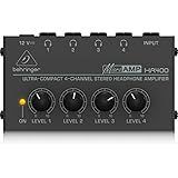 Behringer（ベリンガー） ベリンガー ヘッドフォンアンプ 4チャンネル 独立レベル調整可能 HA400