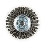 Lincoln Electric KH310 Twisted Stringer Bead Brush, 20000 rpm, 4' Diameter x 3/16' Face Width, 5/8'