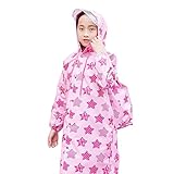 TMVOK レインウェア子供用 レインコート ランドセル対応 キッズ 通園 通学 ガールズ ボーイズ 雨合羽 傘 女の子 小学生 こども 雨具 透明 バイザー 収納ポーチ付き