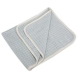クリッパン KLIPPAN シュニール ブランケット 2551-02 ルンバベイビーブルー 70x90cm Cotton Chenille Blankets ひざ掛け 毛布 オフィス ふわふわ [並行