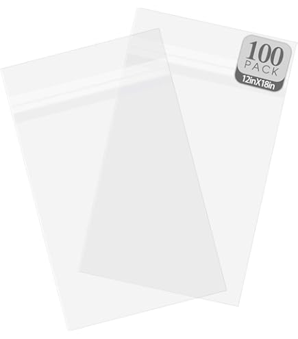 Golden State Art, 11" X 17" Acid-Free Crystal Clear Sleeves Bags Fits 11x17 Inches Paper, Art Works, Posters (Bag Size: 11-3/7 X 17-1/2 Inches|200 Pack - View #7