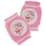 (ナーサリー・タイム) Nursery Time 赤ちゃん・ベビー ガールズ ピンク くまさん ひざ保護パッド ニープロテクションパッド (1ペア) 女の子 (ワンサイズ) (ピンク)