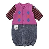 ニシキ P5312 Bon chou chou ボンシュシュ ベスト重ね着風ドレスカバー  50cm - 60cm  PR・パープル