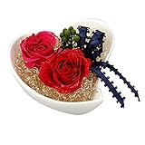 ギフトに最適 永遠の花 プリザーブドフラワー 東京堂ジュエルハート大レッド/ピンク AG008044 AG008044