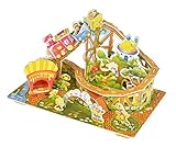 ローラーコースター親子ゲーム3Dパズル教育玩具組み立てジグソーパズル