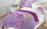 4pc Disney Tinkerbell Powder Purple Full Sheet Set [並行輸入品]