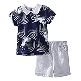Pettigirl子供服セット 上下 ブラウス ショートパンツ 140cm [並行輸入品]