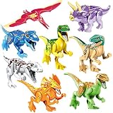toymytoyプラスチックシミュレーション動物恐竜モデルアセンブリパズル3d恐竜パズルブロック教育玩具ギフトforキッズ