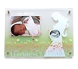 出産祝い 名入れ エコー フォトフレーム ベビーギフト メモリアルフレーム 出産記念 ナチュラル