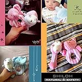 2pcs Baby Plush Soft Toy Baby Rattles Ring Rattle Hand Grasp Rattle、ピンク