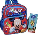 Disney Mickey Mouse Set 12" Backpack W/ Bonus 6Pk Pencils [並行輸入品]