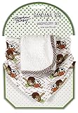 Stephan Baby Bandana Bib and Washcloth Set, Sports Fun by Stephan Baby [並行輸入品]