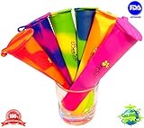 Bee Sili Popsicle Molds for Homemade Ice Pops / Lunchbox Slim Snack Containers - Highest Food Grade 