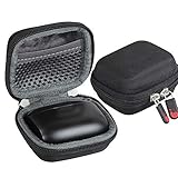 Jabra Elite 65t / Elite Active 65t完全ワイヤレスイヤホン専用保護旅行収納キャリングケース-Hermitshell (ブラック)