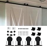 3657mm室内ドアレール 片開き戸両引戸ドア 玄関ドア ダイニングリビング キッチンカウンター寝室ドア 木製門吊り軌道金属部品 北欧ホーロー 引戸金物 室内引戸吊りドア扉 ルームドアレール 内装ドア