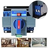 63Aの2Pの50HZ/60HZデュアルパワー自動転送スイッチ150137118ミリメートル