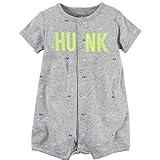 カーターズ（Carter's）男の子用グレーサングラスHUNKお出かけ用半袖クリーパー (newborn(-55cm)) [並行輸入品]