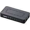 ロジテック スイッチングハブ(LANハブ) Giga対応 3ポート AC電源 LAN-GSW03PSBE