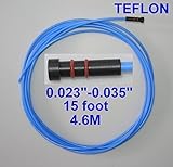 CHNsalescom PTFEライナー15フィートTwecoリンカーンMIG溶接ガンワイヤーサイズ0.023 "-0.030" -0.035 "