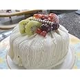 （お菓子工房ロリアン）ふんわりシフォンケーキ 6種類のフルーツ仕上げ　（直径14cm　高さ8cm）