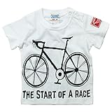 《初夏盛夏対応》 CHANNEL(チャンネル) 天竺ロードバイク半袖Tシャツ 95cm/オフシロ NO.CN-7213