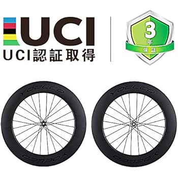 YOELEO チューブラーカーボンホイール T88/88 ディスクブレーキ専用（制動軌道無）(SL) 採用NOVATEC(ノバテック) D411SB-CL/D412SB-CL ストレートプルハブ SRAM(スラム) XDR用 Sapim スポーク(CX-RAY)用 前後セット