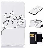 UNEXTATI iPhone 8 手帳型 ケース 高級PUレザー カード収納 ホルダー 付き 耐衝撃 全面保護 スタンド機能付き Apple iPhone8 ケース カバー Case (P1 ホワイ