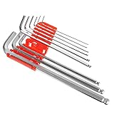 YCOSON ハッピーモデル 9PCS延長六角レンチ耐久強化メトリックカーボンスチール六角レンチ