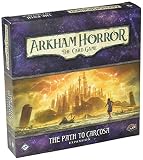 Fantasy Flight Games アーカムホラー カードゲーム カルコサへの道 デラックス拡張 - 狂気と謎を解き明かそう! 協力的なリビングカードゲーム、対象年齢14歳以上、1~4人用、1~2時間プレイ時間