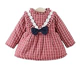 WINキッズワンピース フォーマル女児 キッズ 服 子供 長袖 女の子 ガールズ ワンピース 韓国スタイル 結婚式 発表会 入園式 入学式 卒園式 卒業式 七五三 パーティー (70cm, レッド)