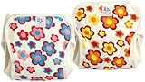 村信 日本製 2枚組 花柄 おむつカバー 90cm JF207B