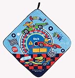 ループタオル ラブアダブダブボーイズ モータースポーツ柄 RUB A DUB DUB BOYSタオル ハンドタオル ループ付き 保育園 幼稚園 小学校 子供 キッズ 遠足