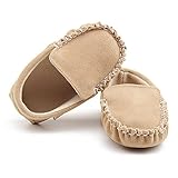 WIN　ベビーブーティ ふわふわ 肌触り 子供 赤ちゃん 室内履き ベビールームシューズ 靴 新生児 出産祝い 歩行サポート　子供スリッパ ルームシューズ 男の子 (内寸10.5cm, カーキ色)