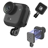 Insta360 GO Ultra 対応 磁気クイックリリーベース アダプター 超薄型 軽量 Go Proアダプター付き 1/4インチネジ穴付き 三脚・自撮り棒などに取り付け可能