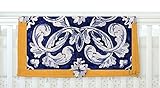 KESS InHouse Oriana Cordero Lisboa Blue Yellow Fleece Baby Blanket 40 x 30 [並行輸入品]