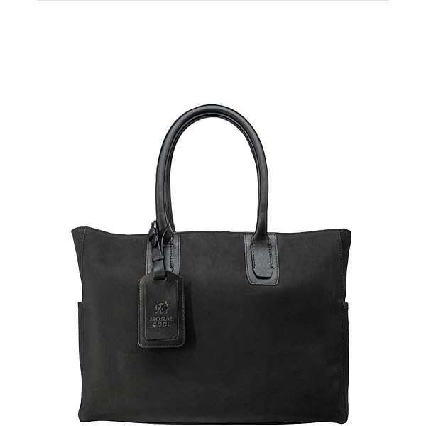 Amazon | [MORAL CODE] レザー トートバッグ CROSBY-II BLACK ブラック