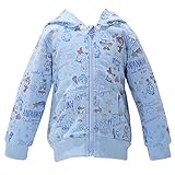 アンパンマン 総柄パーカー ジップアップ ANPANMAN 春物 fpo-pa7957-9476 100cm ブルー