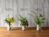 観葉植物 吊り下げ ミニ フェイク 造花 ♪【グリーンパーク】ヘキサゴンボトル×ジュートファイバー2＜タイプ：ハーブグリーン＞♪ インテリアグリーン アーティフィシャル