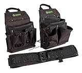 Greenlee 0158-16 Pouch and Belt Combo Pack, 3-Piece [並行輸入品]
