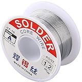 Saikogoods 1.2mm 2％フラックススズ鉛ロジンロールコアシルバーはんだワイヤー溶接はんだ付けリペア​​ツールリール溶融キット電気溶解