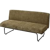 CROSS(クロス) ソファ 2人掛け (コーデュロイブラウン) カフェ風 ファブリック コーデュロイ おしゃれ