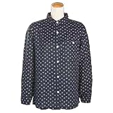 ユニワールド 農家さんブラウスNSR-515 小町(ネイビー)