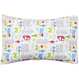 Toddler Pillowcase 13x18. Envelope Style. 100% Cotton. Hypoallergenic (Cars) by Angel Dreams