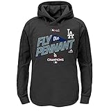 Los Angeles Dodgers Youth League Championsパフォーマンスプルオーバーフリースパーカー グレイ