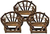 High Quality Fairy Garden Vine Twig Bench (3 PACK)
