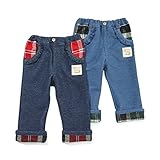 【アウトレット】Youpi! (ユッピー)長丈パンツ (80～130cm) キムラタンの子供服 ネイビーブルー 90 (19093x19393-153)